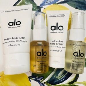 🆕Yoga Wellness System Mega-C
Body Wash + Glow Oil + Hand Cream +
Reset Spray